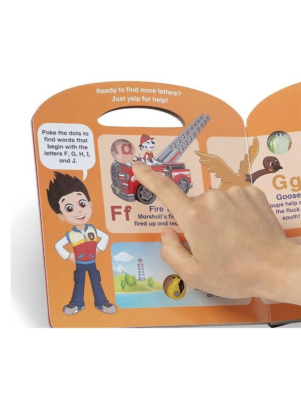 Nickelodeon PAW Patrol Poke-a-Dot Alphabet Adventure Interactive Board Book